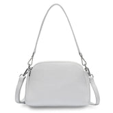 Chic Shell-Shape Leather Shoulder Bag - Trendy Mix