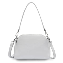 Chic Shell-Shape Leather Shoulder Bag - Trendy Mix