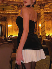 Velvet Elegance Mini Dress - Trendy Mix