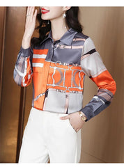 High Quality Blouses Spring Fall Shirt Women Luxurious Long Sleeve Tops Shirt - Trendy Mix