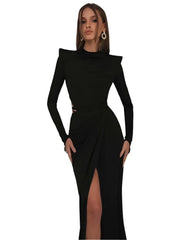 Elegant Black Slim 2 Piece Sets - Trendy Mix