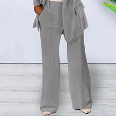 Spring Fall Fashion Women's Jacket Coat Pants 2 Piece Sets Office Lady Blazer Pants Sets Tracksuit Sets Female Coat Outfits New - Trendy Mix