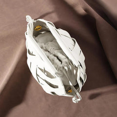 Hollow-Out Triangle Hobo Bag - Trendy Mix