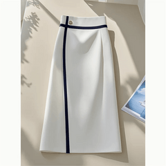 French Vintage Patchwork Jacket & Midi Skirt Set