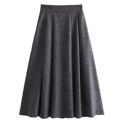 2024 Autumn Women Fashion Suits Trend Solid V Neck Textured Slim Blazer + With Pleats Commute Office Lady Female Skirt - Trendy Mix