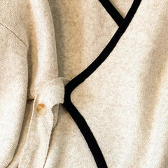 Fall/Winter Knitted V-Neck Sweater & Skirt Set