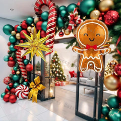 Christmas Santa Balloons & Garland Decor - Trendy Mix