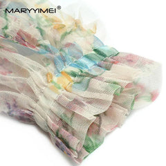 Lantern Sleeve Floral-Print Summer Dress - Trendy Mix