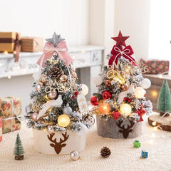 45/60cm Mini Christmas Tree with Lights - DIY Decorations - Trendy Mix