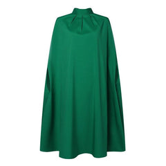 Elegant Bat Sleeve Turtleneck Midi Party Dress - Trendy Mix