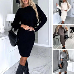 Chic Striped Two-piece Set dress - Trendy Mix