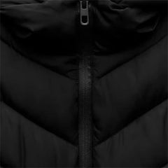 Versatile Stand Collar Hooded Patchwork Jacket - Trendy Mix