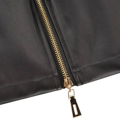 2024 High-Waisted PU Leather Mini Skirt - Trendy Mix