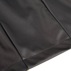 2024 High-Waisted PU Leather Mini Skirt - Trendy Mix