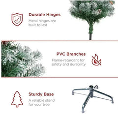 Artificial PVC Christmas Tree with Red Fruits & Pinecones - Trendy Mix