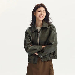 2024 PU Leather Jacket - Trendy Mix