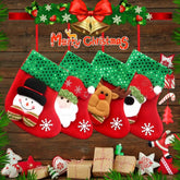 Christmas Stocking Tree Pendant Decorations - Trendy Mix