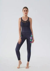 Aerial Yoga One-piece Fashion Print All-in-one - Trendy Mix