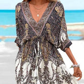 Women's Holiday Ethnic Style Dress - Trendy Mix