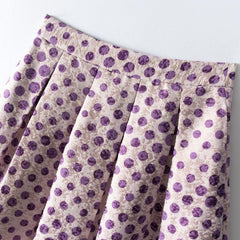 Women's Fashion Purple Sweater Skirt - Trendy Mix