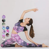 Fashion Printed Yoga Clothes Suit Women - Trendy Mix