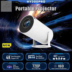 Hy300 Pro Projector Home Theater Entertainment Portable Small Projector - Trendy Mix