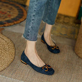 Women Flat Heel Shoes - Trendy Mix