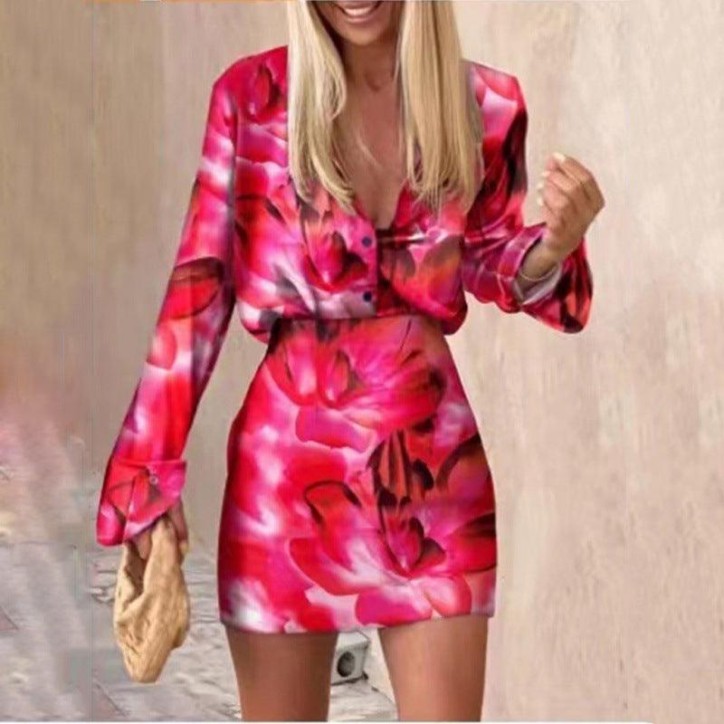 Women's Printed Fashion Casual Set - Trendy Mix