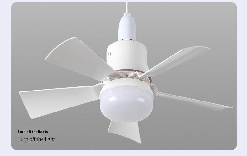 Dimmable Integrated Fan Light for Home and Dorm Rooms - Trendy Mix