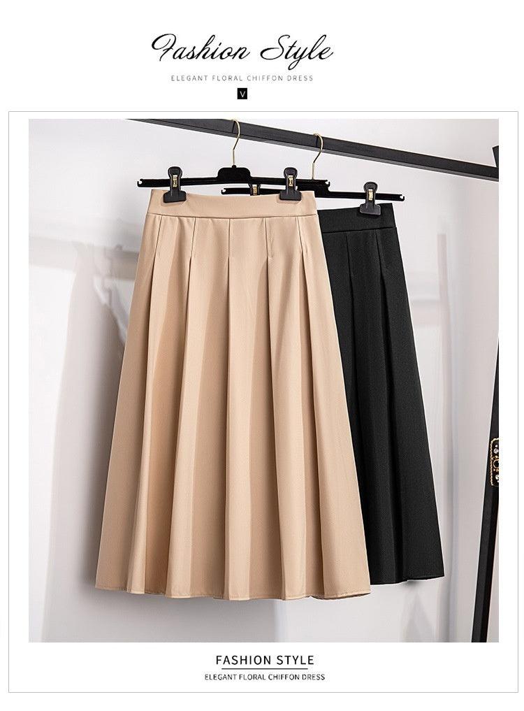 A- Line Skirt Slimming And Fashionable Summer Skirt Fat Sister Plus Size - Trendy Mix