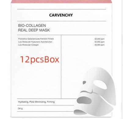 Deep Collagen Overnight Mask The Real Collagen Facial Sheet Masks With Low Molecular Weight Collagen For Elasticity Firming - Trendy Mix