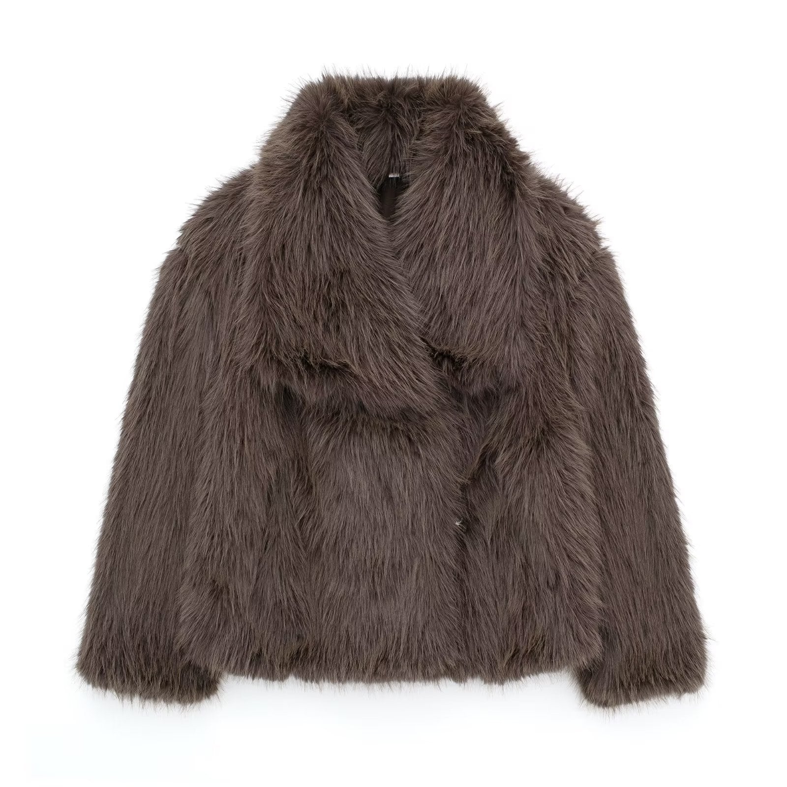 Women's Toka Fox Fur Jacket Women's Autumn And Winter Furry Fur Clothing Coat Imitation