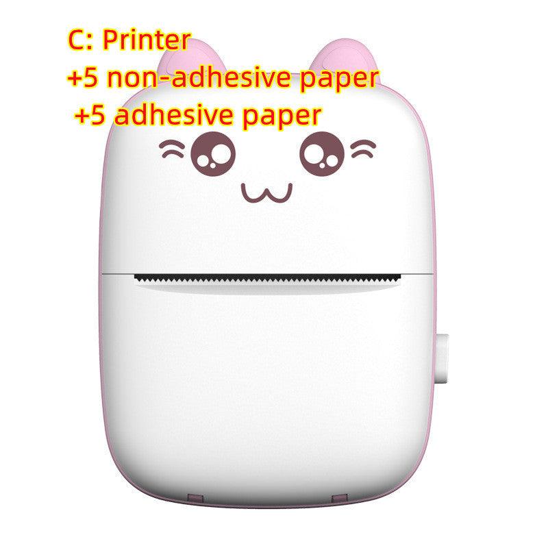 Portable Mini Bluetooth Photo Printer - Compact Mobile Printer for Students & Quick Note Printing - Trendy Mix