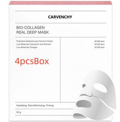 Deep Collagen Overnight Mask The Real Collagen Facial Sheet Masks With Low Molecular Weight Collagen For Elasticity Firming - Trendy Mix