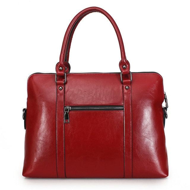 Fashionable lady leather briefcase - Trendy Mix