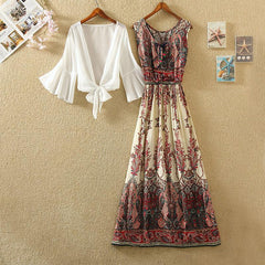 Floral cotton dress - Trendy Mix