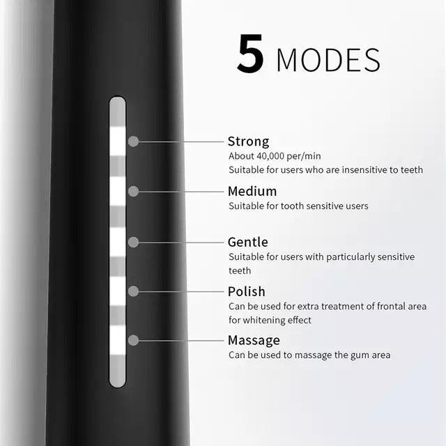 USB Rechargeable Sonic Toothbrush - Trendy Mix