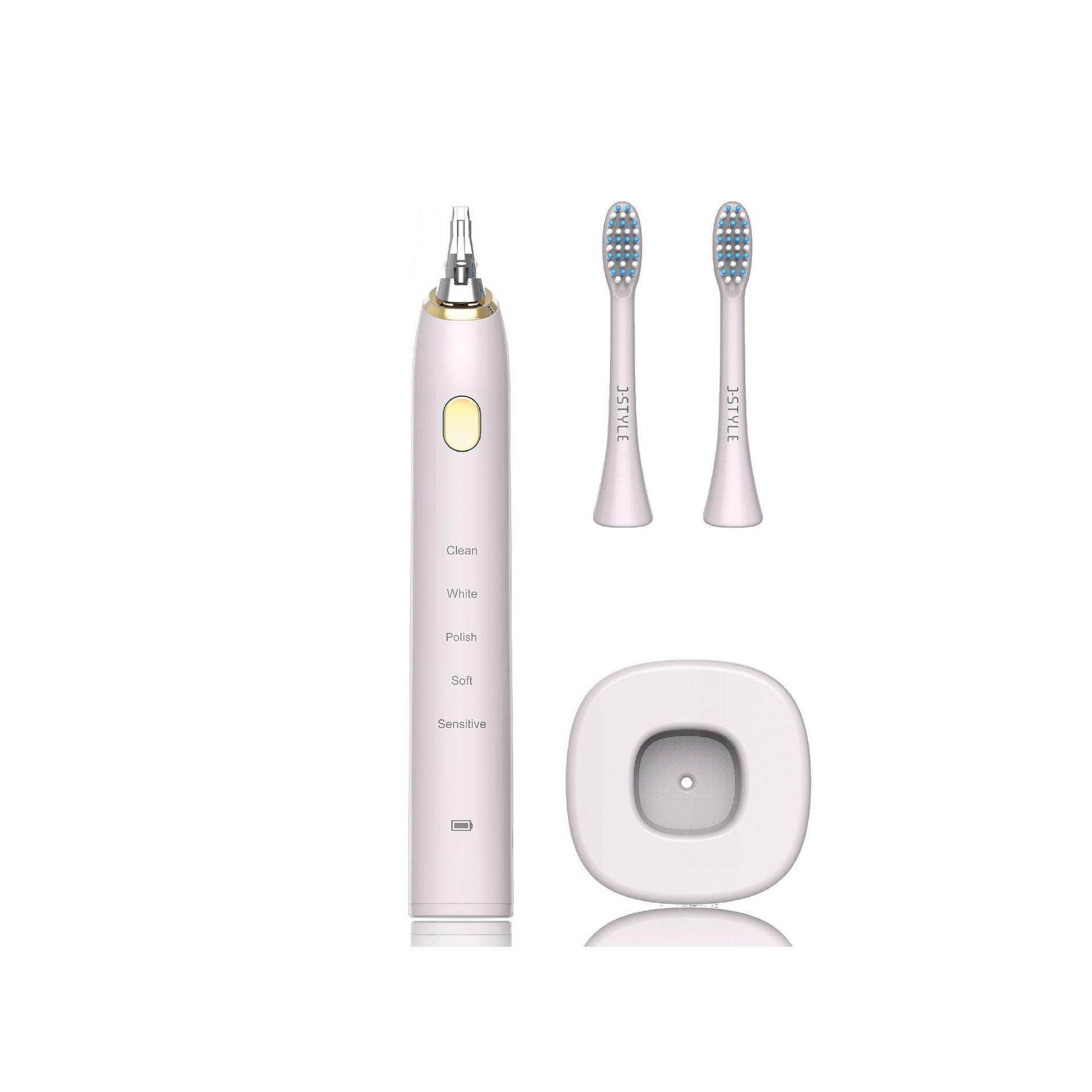 Black Waterproof Electric Toothbrush with 5-Position Nursing Mode - Trendy Mix