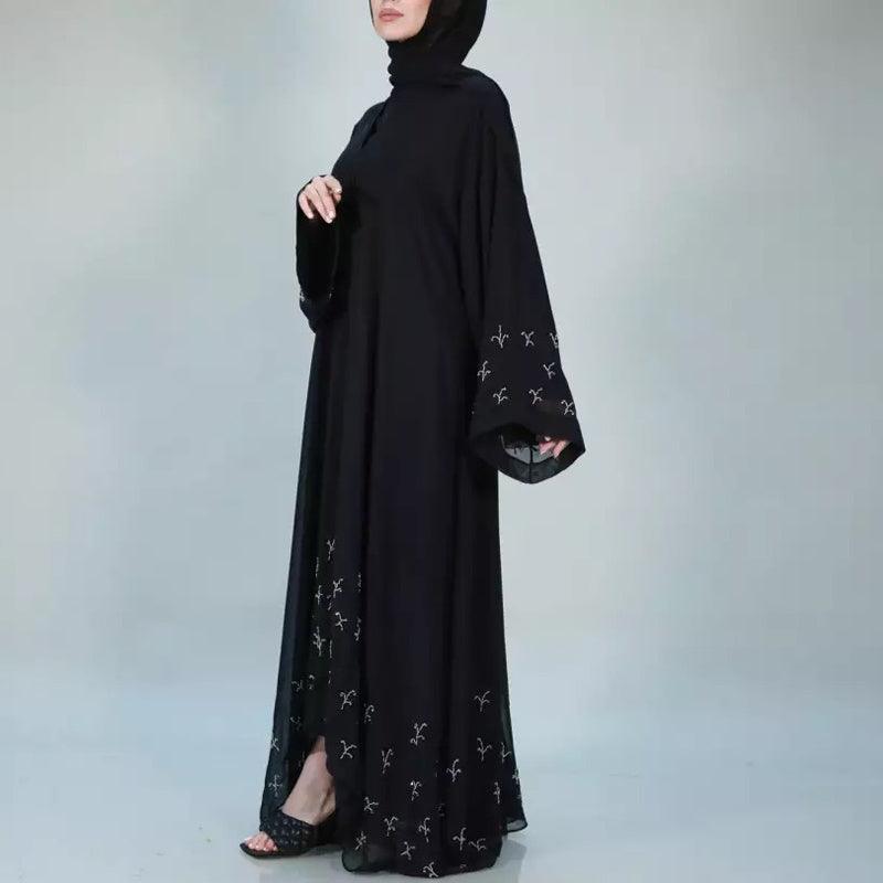 Middle Eastern Style Loose Fit Cardigan Robe - Trendy Mix