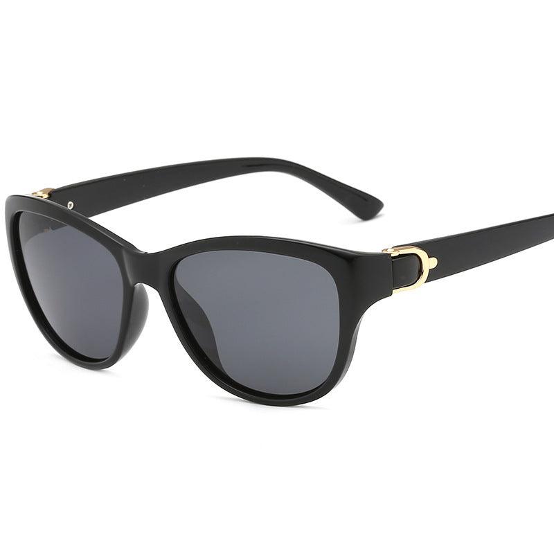 Metal Hybrid Polarized Sunglasses Retro Sunglasses - Trendy Mix