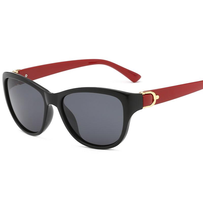 Metal Hybrid Polarized Sunglasses Retro Sunglasses - Trendy Mix