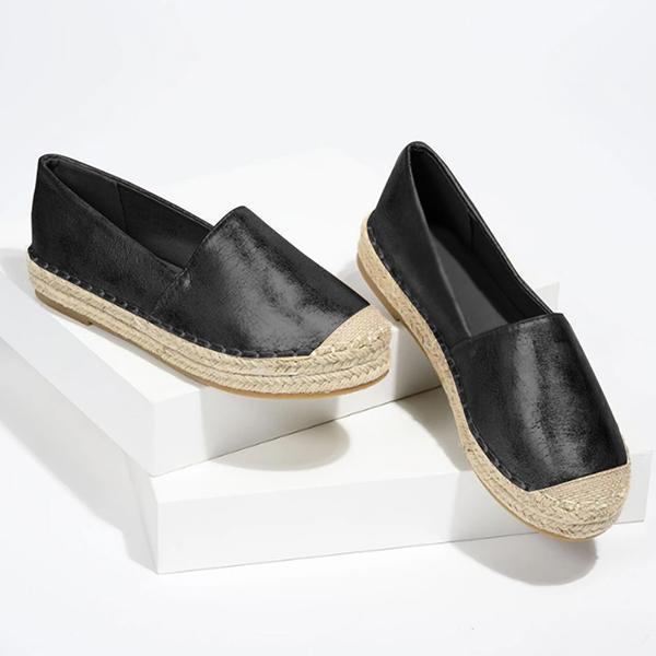 Flat Straw Women’s Shoes Single Shoes