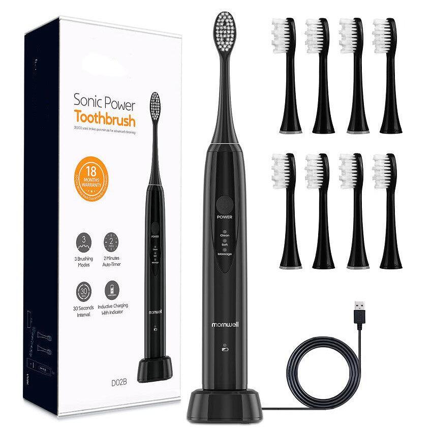 Sonic Inductive Charging Electric Toothbrush with Magnetic Levitation Motor - Trendy Mix