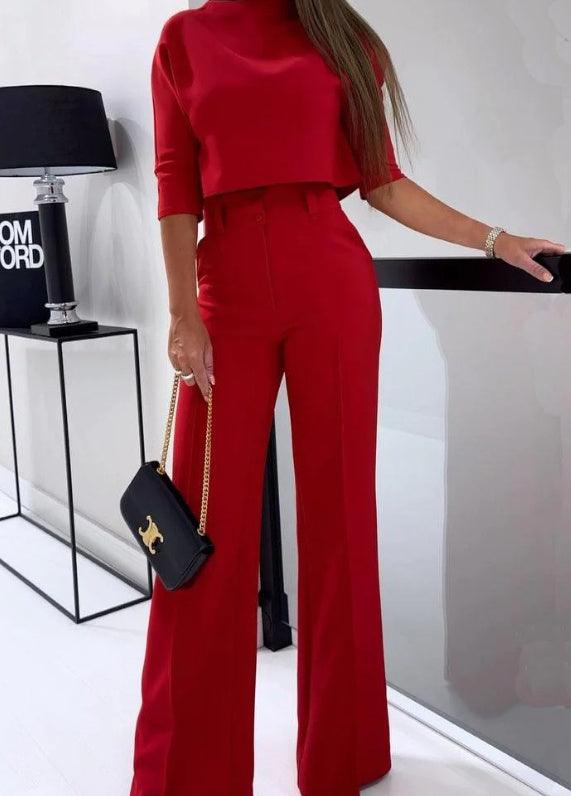 Fashion Tops High Waist Wide Leg - Trendy Mix