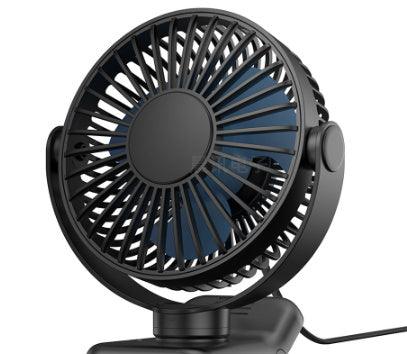 Compact USB Electric Desk Fan for Office and Dorm Use with Cable - Trendy Mix