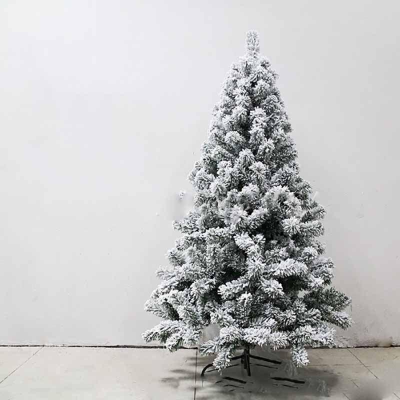 Flocked White Snow Christmas Tree for Holiday Decorating - Trendy Mix