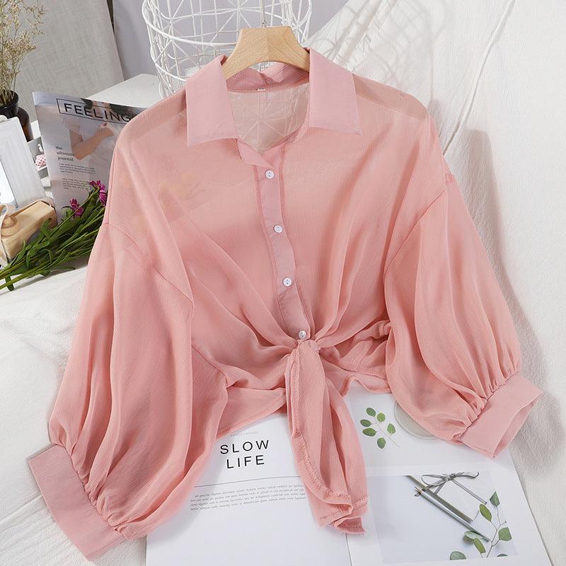 Summer sun protection women's cardigan - Trendy Mix