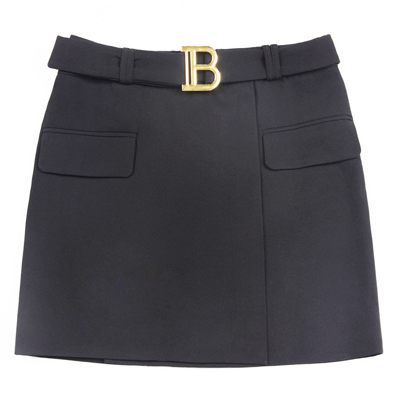 Trendy Summer Slim And Cool A-line Bag Hip Mini Skirt