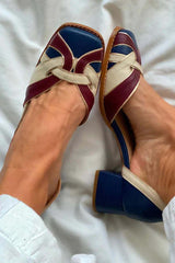 Chunky Mid-Heel Solid Colour Shoes - Trendy Mix