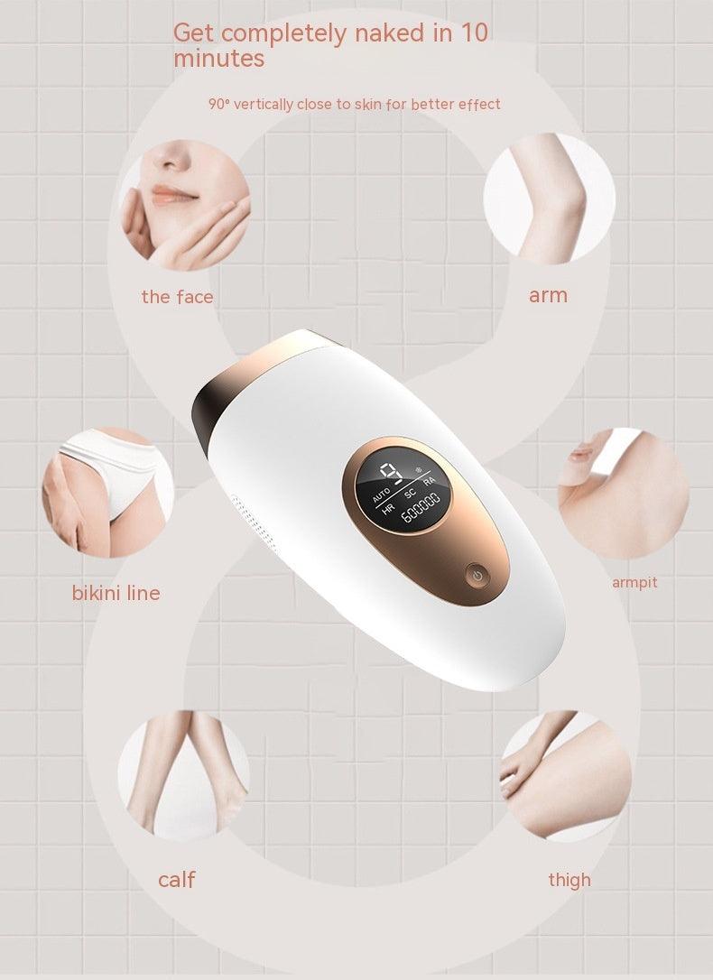 Photon Laser Hair Removal Device for Home Use - Painless Unisex Solution for Arm and Underarm Hair Removal - Trendy Mix